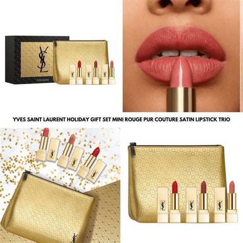 ysl gift set|MINI ROUGE PUR COUTURE LIPSTICK HOLIDAY GIFT SET.